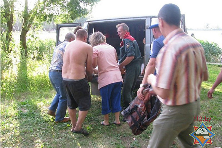 Cтолкновение гидроцикла и лодки в Рогачевском районе