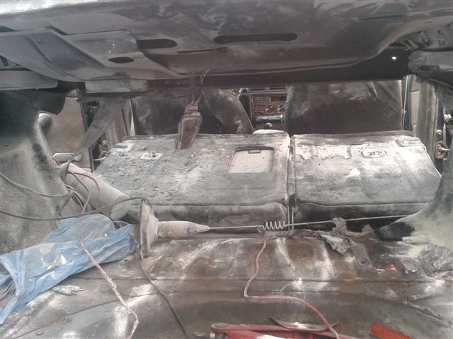 возгорание автомобиля Солигорск