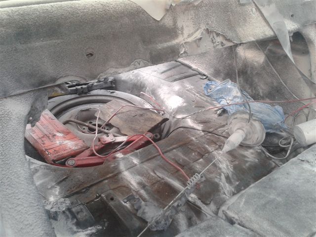 возгорание автомобиля Солигорск