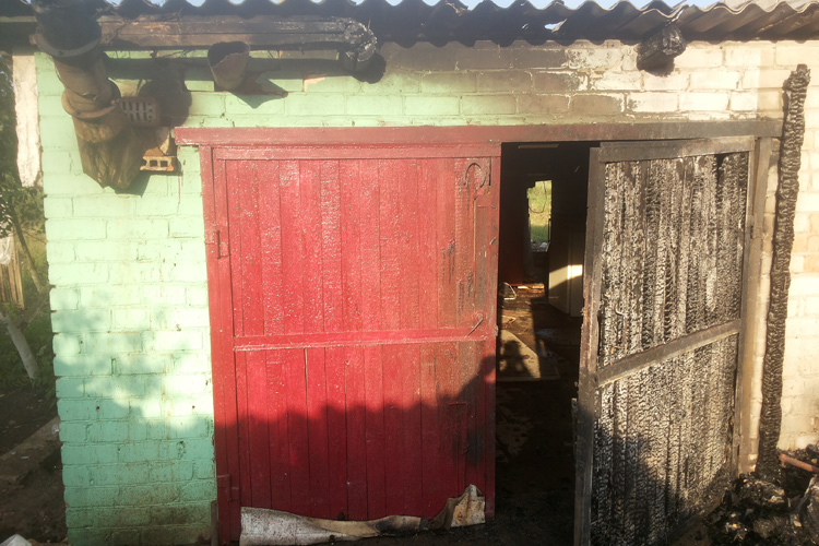 Пожар в Солигорском районе