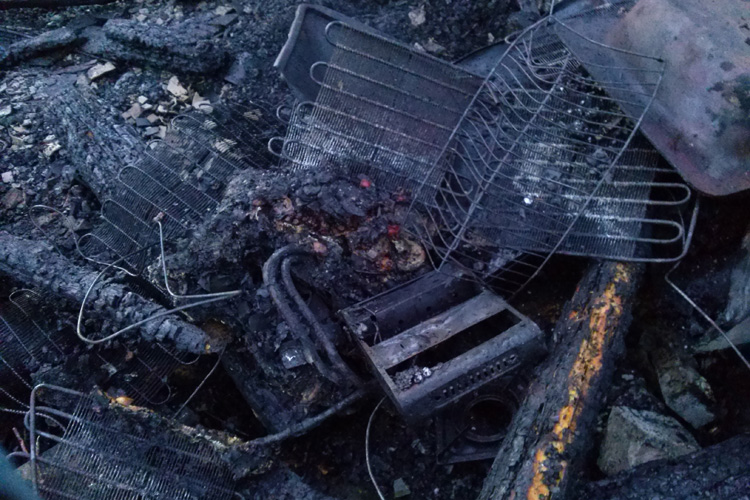 пожар, солигорск