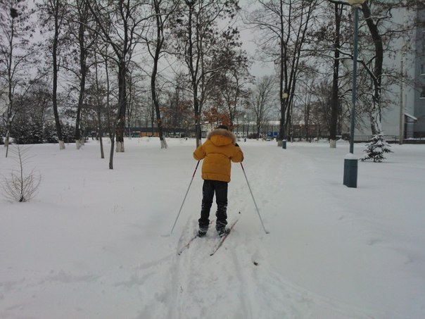 зима в Солигорске