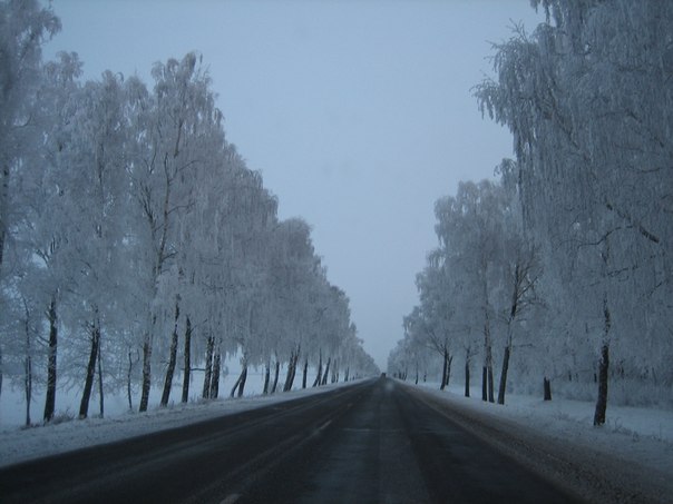 зима в Солигорске