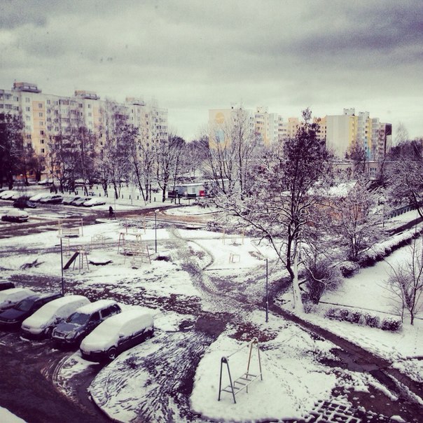 зима в Солигорске