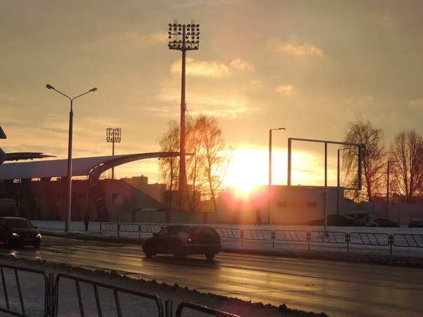 зима в Солигорске