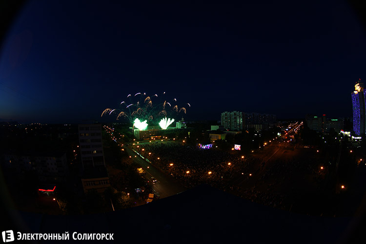 салют в Солигорске