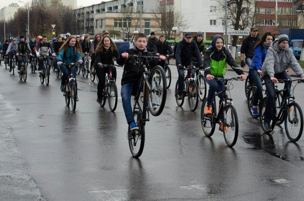 Открытие веломастерской Зялены Ровар в Солигорске