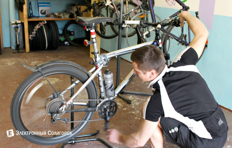 Открытие веломастерской Зялены Ровар в Солигорске