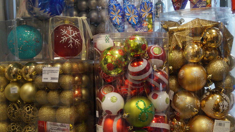 купить новогодние украшения солигорск
