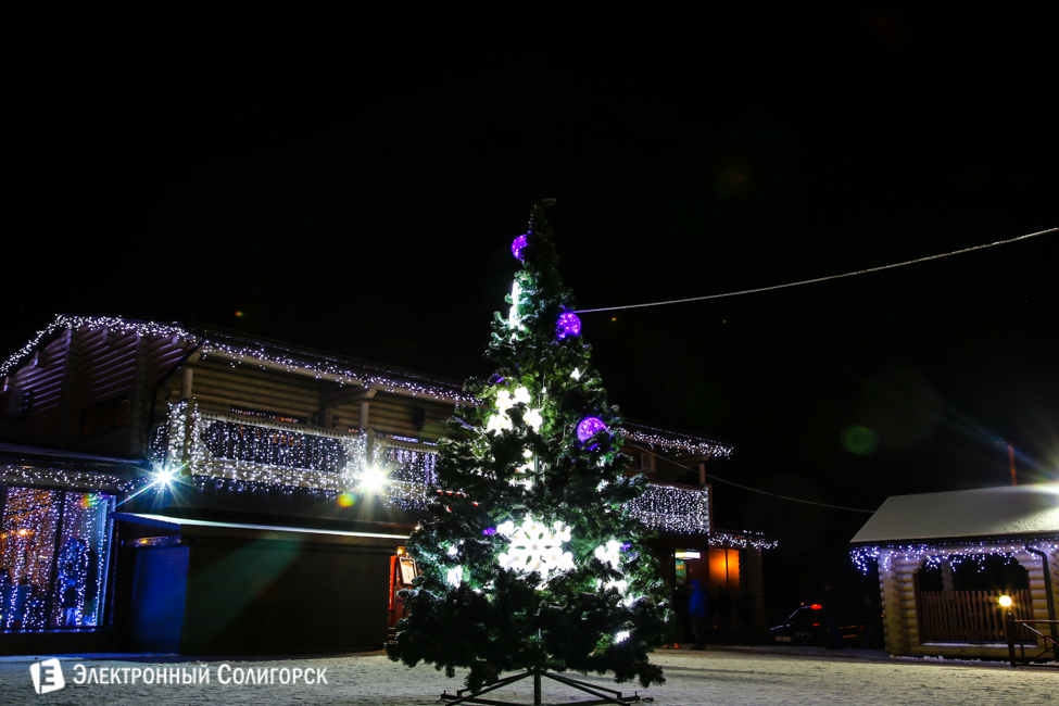 новогодние огни Солигорска 2016