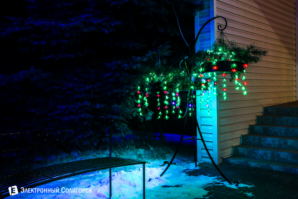 новогодние огни Солигорска 2016