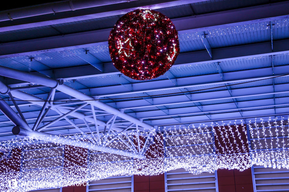 новогодние огни Солигорска 2016