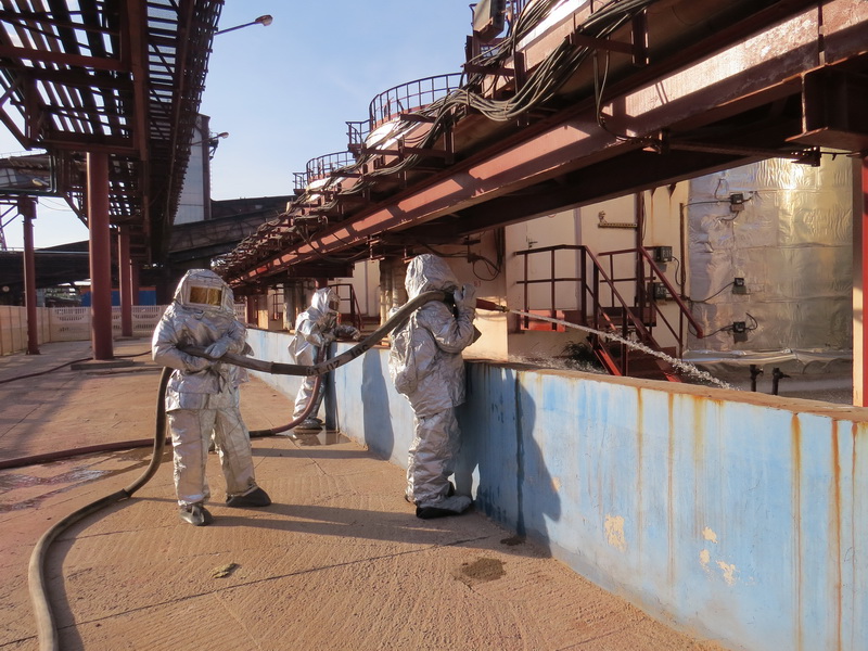 Учения МЧС в Солигорске