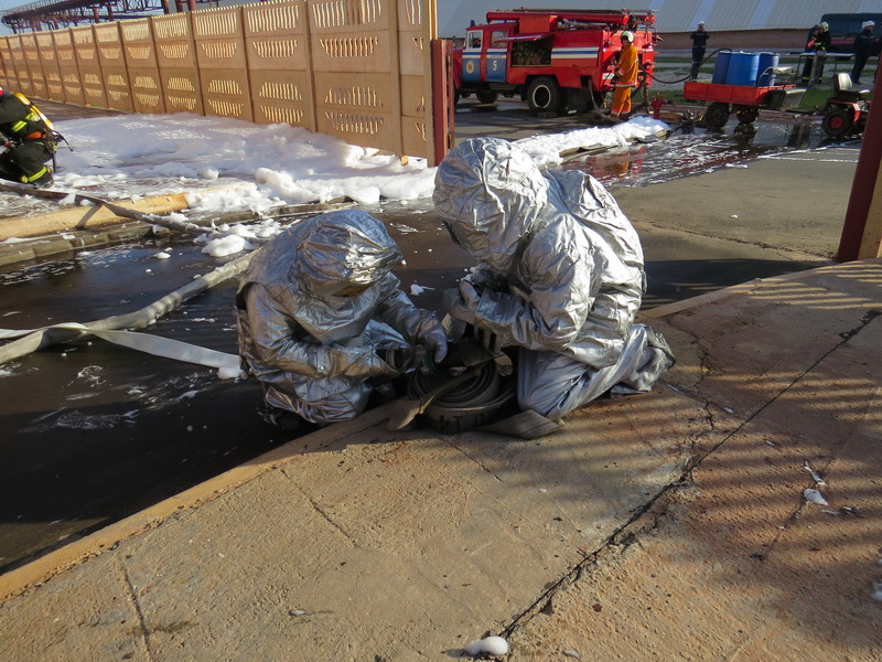 Учения МЧС в Солигорске