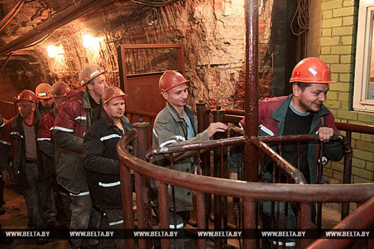 Солигорск. Работа в шахте