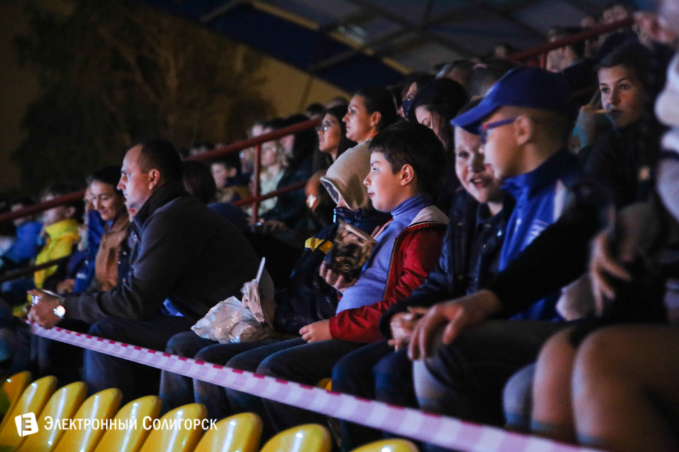 шоу огня в Солигорске