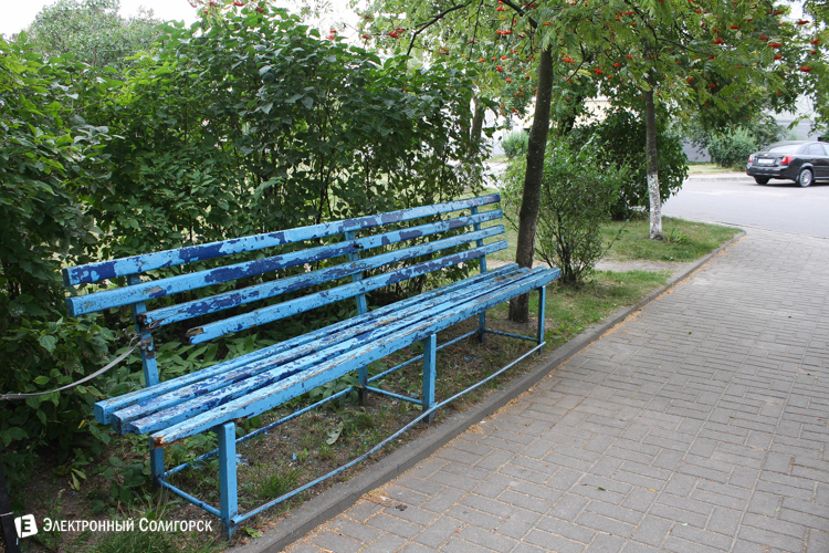 скамейка солигорск