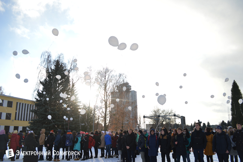акция достучаться до небес в Солигорске
