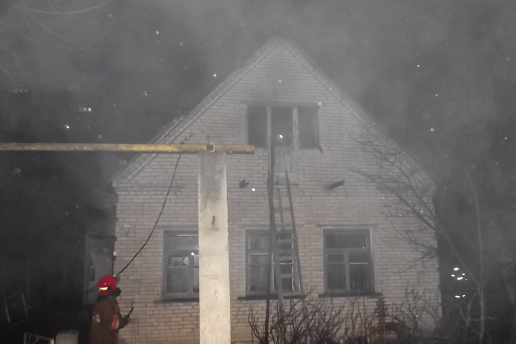 пожар в Солигорске