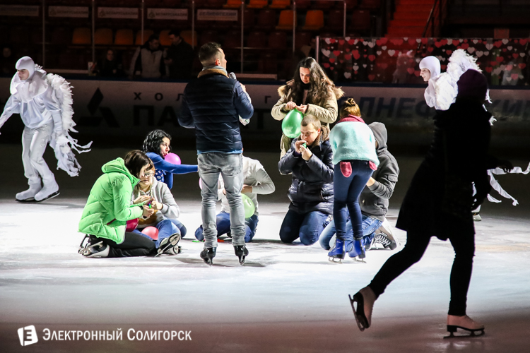 Ледовая дискотека в Солигорске