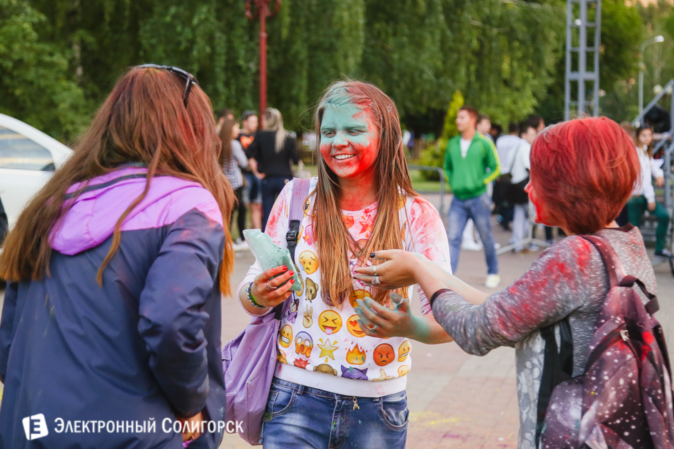 фестиваль красок Солигорск