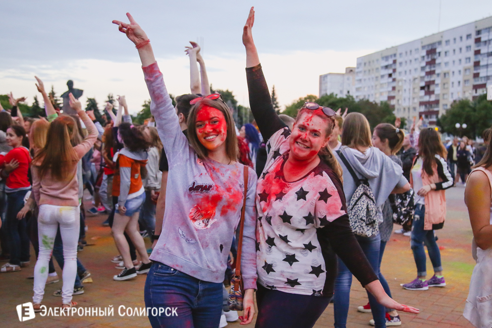 фестиваль красок Солигорск