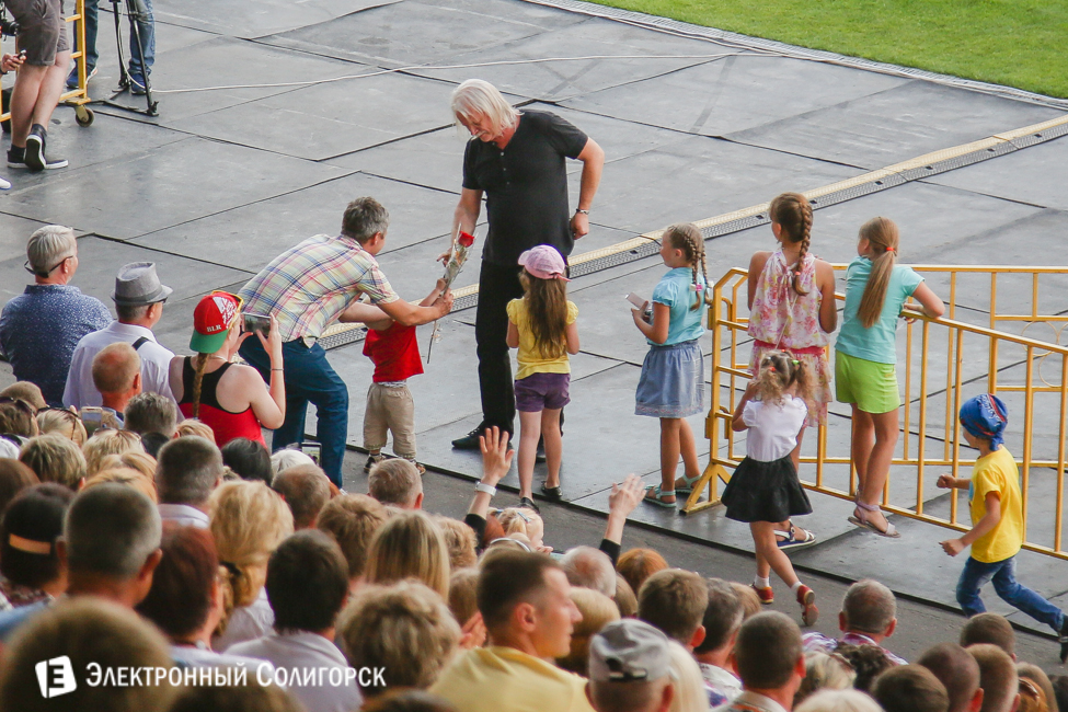концерт на стадионе Солигорск