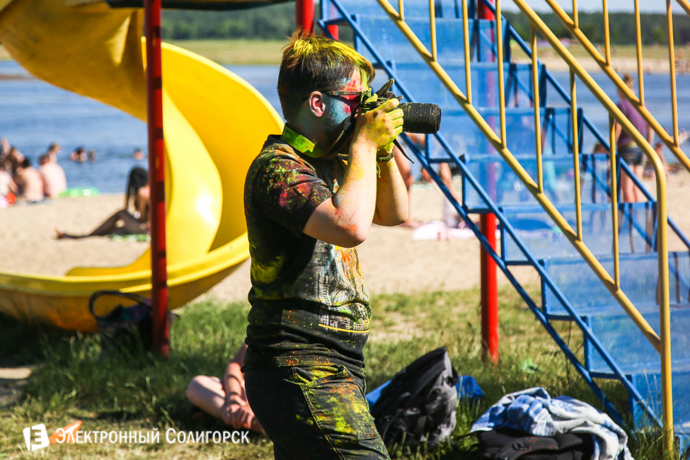 фестиваль красок Holidance Солигорск