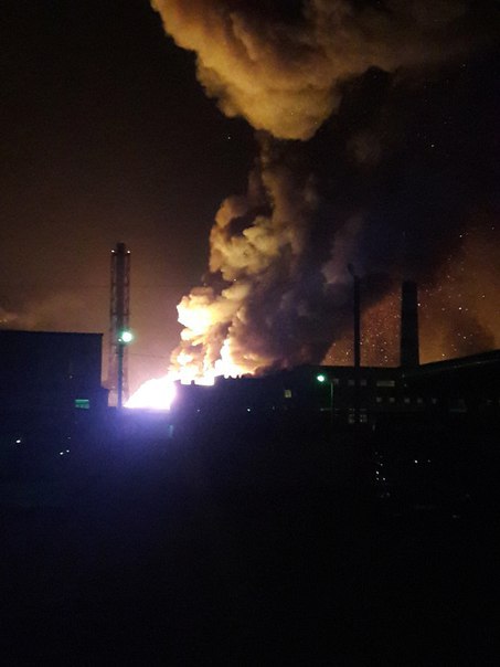 пожар на складе 1 РУ Беларуськалий