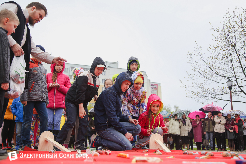 Празднование Пасхи в Солигорске