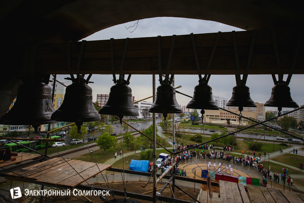 Колокольня кафедрального собора в Солигорске