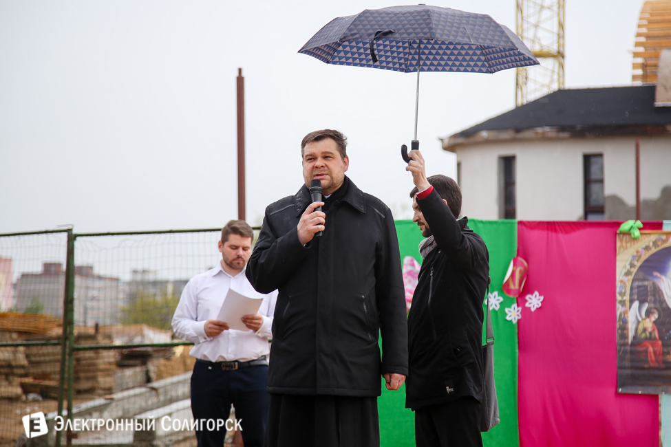 Празднование Пасхи в Солигорске