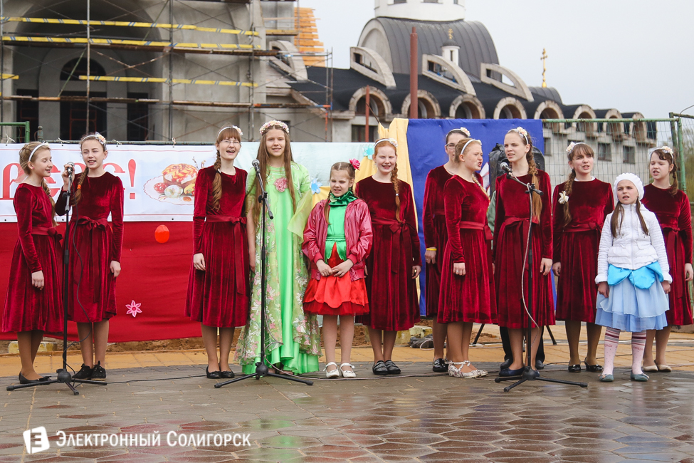 Празднование Пасхи в Солигорске