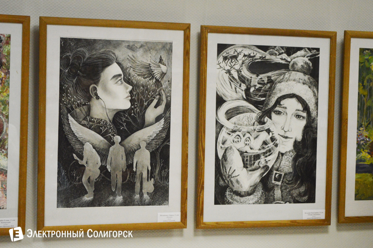 выставка детской художественной школы Солигорск