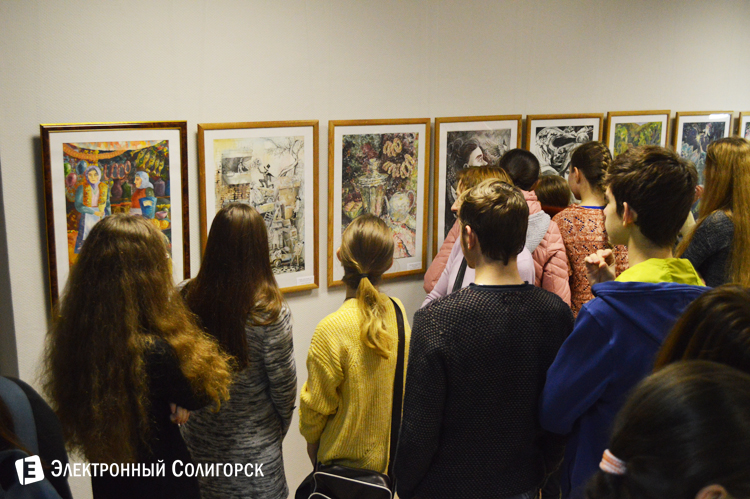 выставка детской художественной школы Солигорск