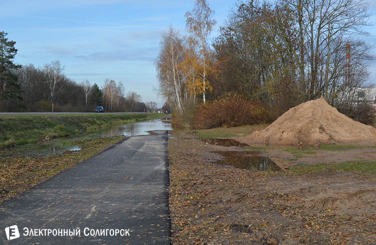 Велодорожка Солигорский район