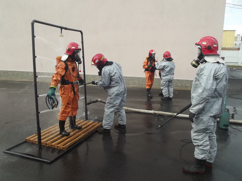 Учения на солигорском молокозаводе