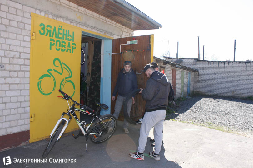 веломастерская солигорск, зеленый ровар