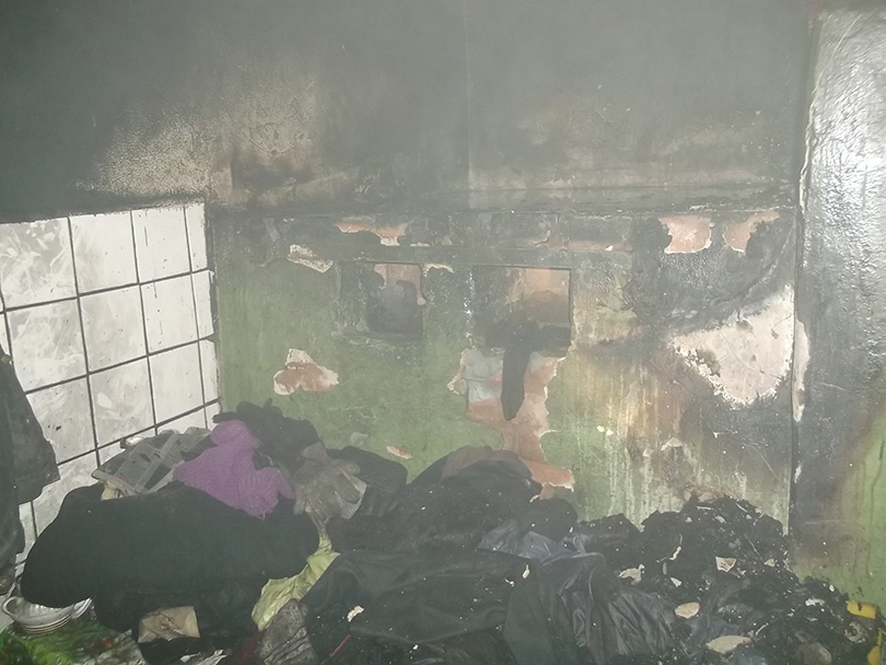 пожар Тесово Солигорский район