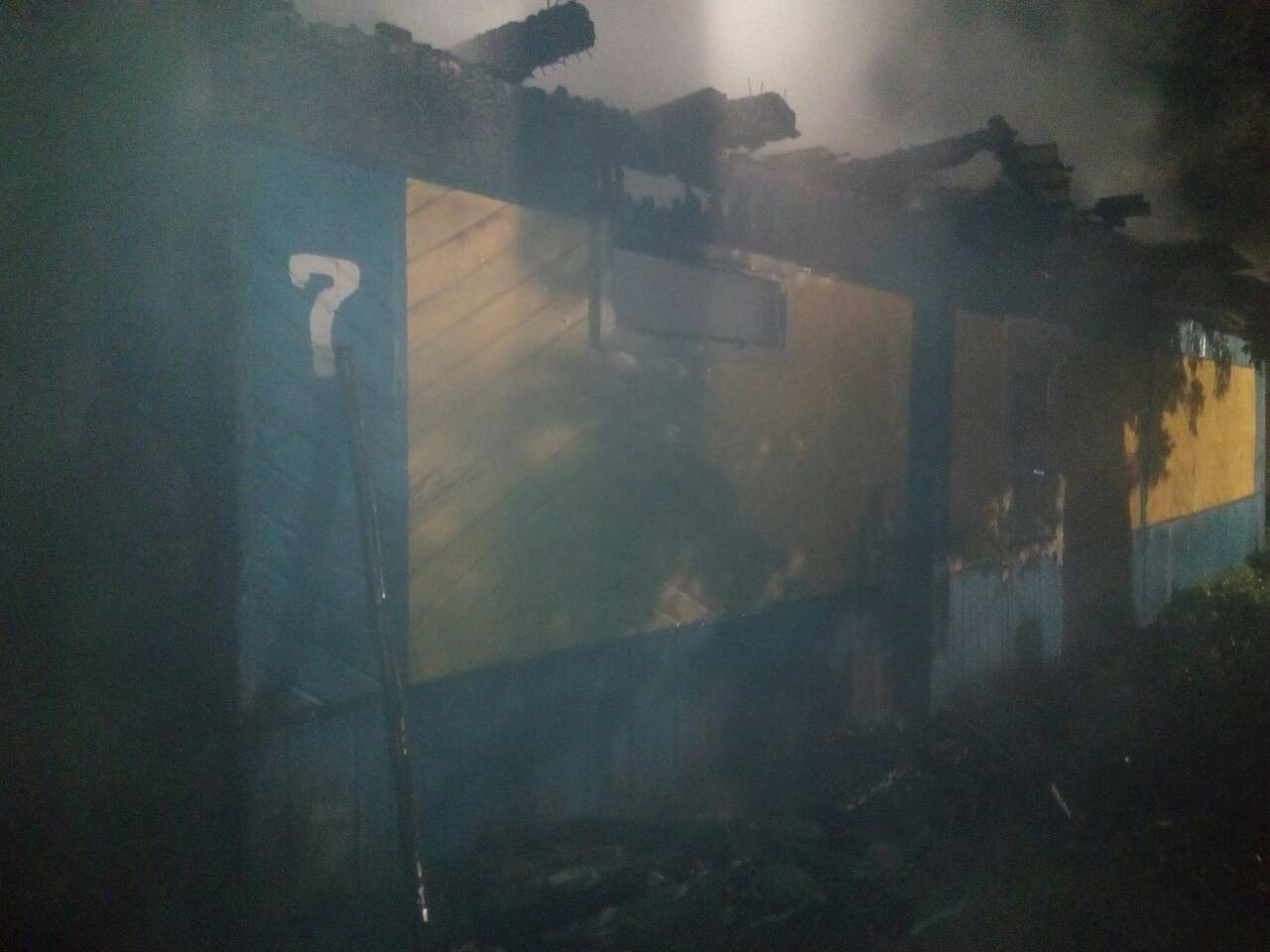 пожар д. Малый Жабин, Солигорск