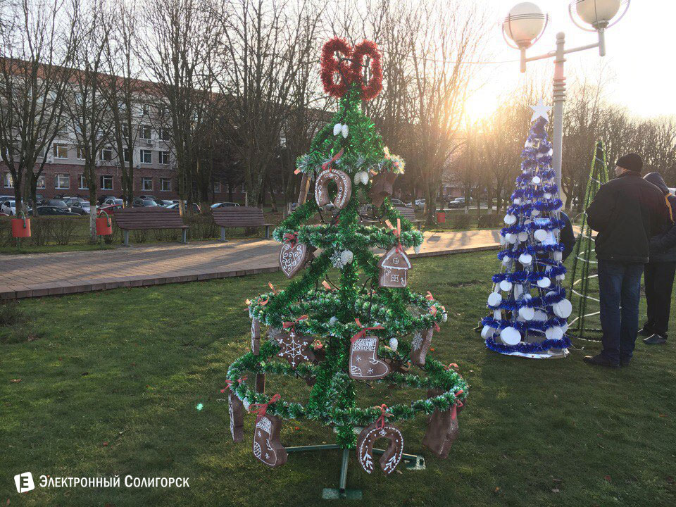конкурс ёлок Солигорск