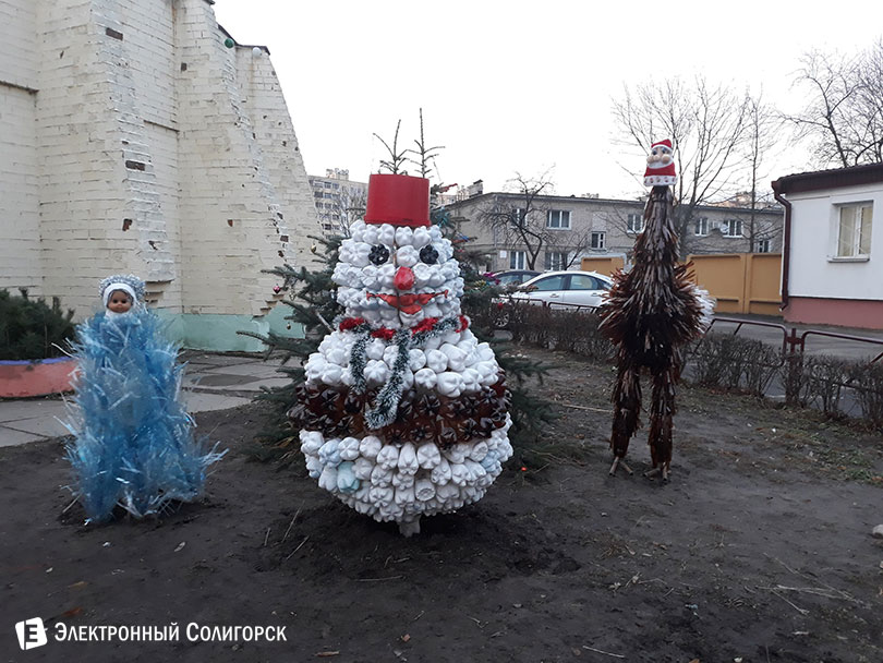 снеговик Солигорск