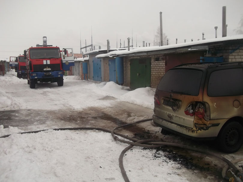 пожар Солигорск