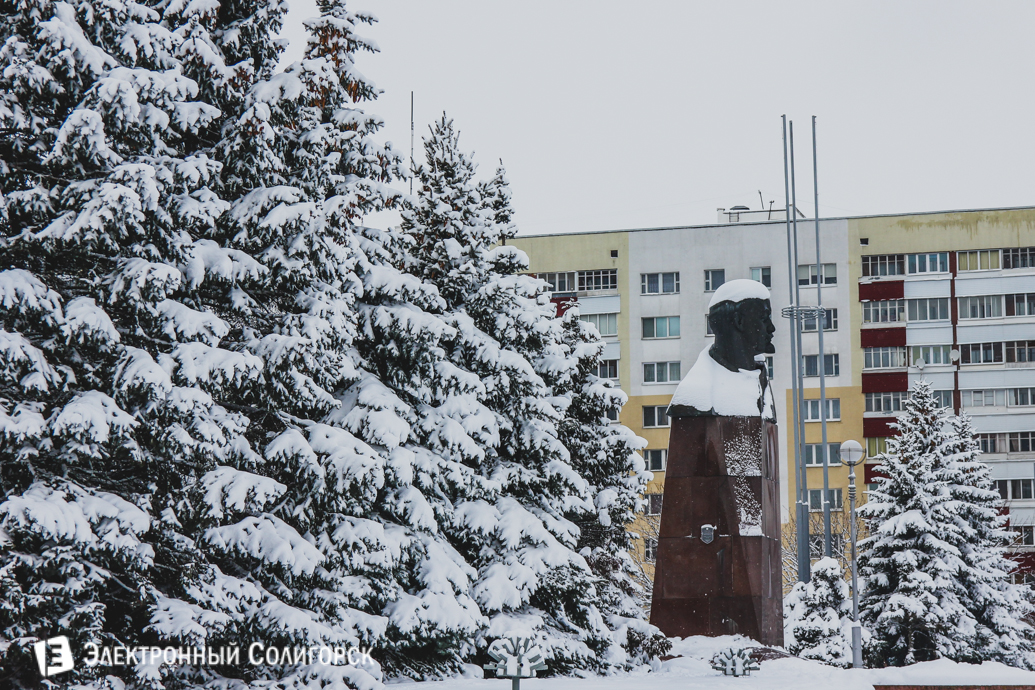Солигорск снегопад