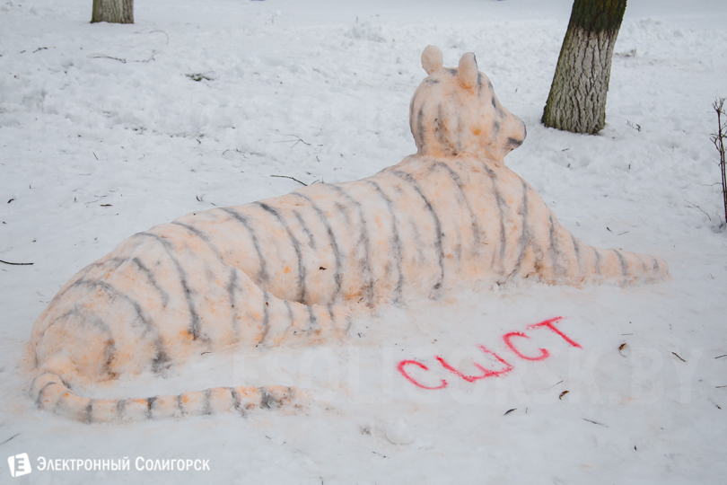 Солигорск снеговики