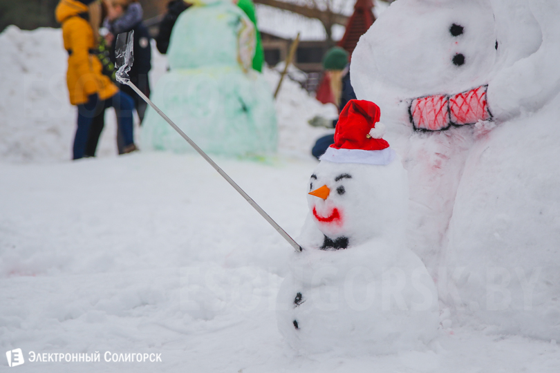 Солигорск снеговики