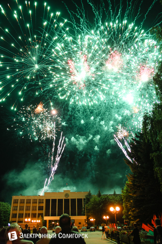 салют в Солигорске День Независимости