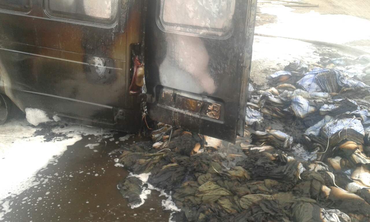 загорание авто в солигорске