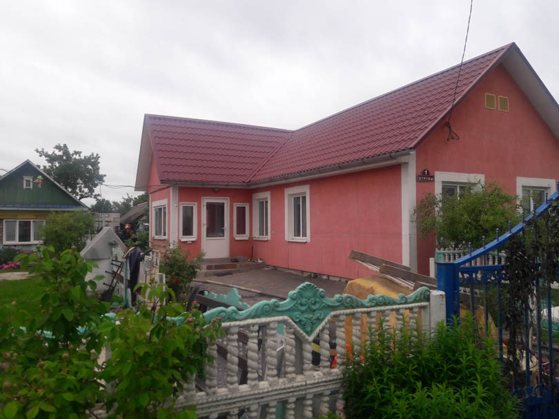 Пожар в п.Отрубы, солигорск