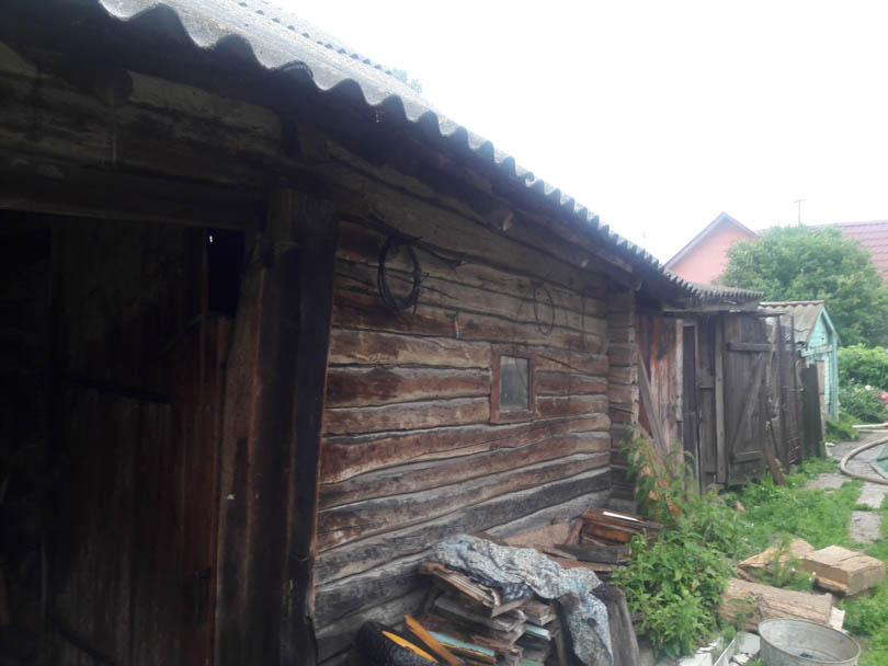 Пожар в п.Отрубы, солигорск